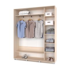 РОЛАНД Шкаф-купе Млечный дуб (450*1800) Р481 в Сургуте - surgut.mebel24.online | фото 2