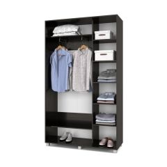 РОЛАНД Шкаф-купе с зеркалами Венге (450*1300) Р433 в Сургуте - surgut.mebel24.online | фото 3