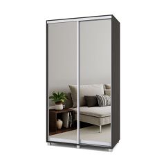 РОЛАНД Шкаф-купе с зеркалами Венге (450*1200) Р423 в Сургуте - surgut.mebel24.online | фото 2