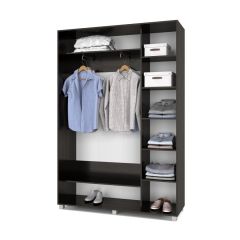 РОЛАНД Шкаф-купе с зеркалами Венге (450*1500) Р453 в Сургуте - surgut.mebel24.online | фото 3
