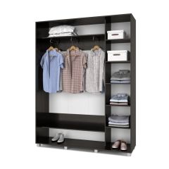РОЛАНД Шкаф-купе с зеркалами Венге (450*1700) Р473 в Сургуте - surgut.mebel24.online | фото 2