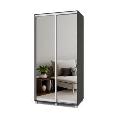 РОЛАНД Шкаф-купе с зеркалами Венге (600*1100) Р613 в Сургуте - surgut.mebel24.online | фото