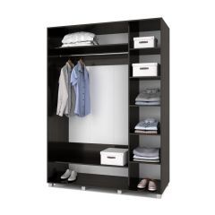 РОЛАНД Шкаф-купе с зеркалами Венге (600*1700) Р673 в Сургуте - surgut.mebel24.online | фото 2