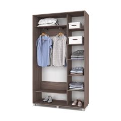 РОЛАНД Шкаф-купе с зеркалом Шимо темный (450*1300) Р432 в Сургуте - surgut.mebel24.online | фото 3