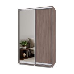 РОЛАНД Шкаф-купе с зеркалом Шимо темный (450*1400) Р442 в Сургуте - surgut.mebel24.online | фото 2