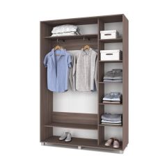 РОЛАНД Шкаф-купе с зеркалом Шимо темный (450*1500) Р452 в Сургуте - surgut.mebel24.online | фото 3