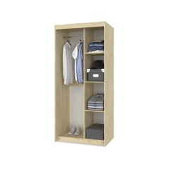 ТОМАС Шкаф-купе с зеркалом Ирландский дуб Т22 в Сургуте - surgut.mebel24.online | фото 2