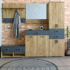 Шкаф с ящиками НКМ Бостон Секция 6 в Сургуте - surgut.mebel24.online | фото 2