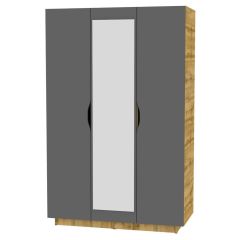 Шкаф с зеркалом "Аврора (H24_M)" в Сургуте - surgut.mebel24.online | фото 2