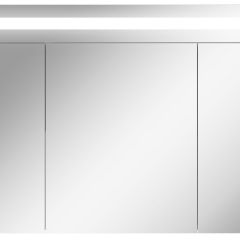 Шкаф-зеркало Аврора 100 с подсветкой LED Домино (DV8012HZ) в Сургуте - surgut.mebel24.online | фото