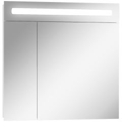 Шкаф-зеркало Аврора 70 с подсветкой LED Домино (DV8007HZ) в Сургуте - surgut.mebel24.online | фото
