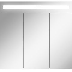 Шкаф-зеркало Аврора 80 с подсветкой LED Домино (DV8009HZ) в Сургуте - surgut.mebel24.online | фото 4