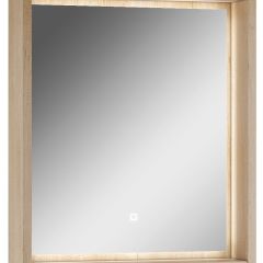 Шкаф-зеркало Nice 60 с подсветкой Домино (DN4706HZ) в Сургуте - surgut.mebel24.online | фото 1
