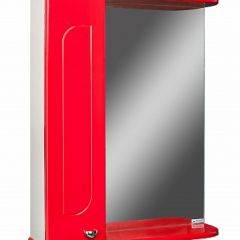 Шкаф-зеркало Радуга Красный 50 левый АЙСБЕРГ (DA1122HZR) в Сургуте - surgut.mebel24.online | фото 1