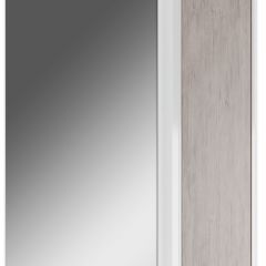 Шкаф-зеркало Uno 60 Дуб серый левый/правый Домино (DU1503HZ) в Сургуте - surgut.mebel24.online | фото