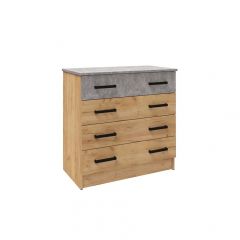 Спальня Асти Комод (Дуб крафт золотой) в Сургуте - surgut.mebel24.online | фото