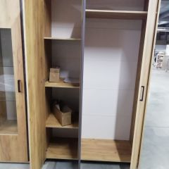 Спальный гарнитур МСП-1 (Дуб золотой/Камень темный) 1600 в Сургуте - surgut.mebel24.online | фото 15