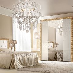 Спальный  гарнитур Тиффани Premium слоновая кость/золото в Сургуте - surgut.mebel24.online | фото 2