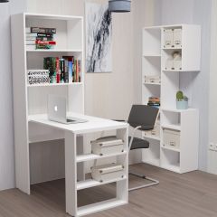 Стеллаж Элемент-1 (белый) в Сургуте - surgut.mebel24.online | фото 4