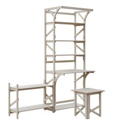 Стеллаж+стол Конструктор Арт.СRСт1-1 в Сургуте - surgut.mebel24.online | фото 3