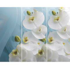 Стол Бостон-3 (Белая Орхидея) 1100/1420*700, опора Брифинг в Сургуте - surgut.mebel24.online | фото 2