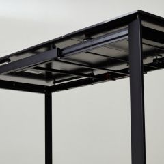 Стол CORNER 120 MATT BLACK MARBLE SOLID CERAMIC / BLACK, ®DISAUR в Сургуте - surgut.mebel24.online | фото 6