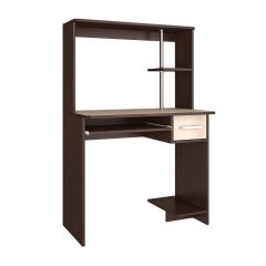 Стол компьютерный Дебют с пеналом (венге/лоредо) в Сургуте - surgut.mebel24.online | фото 2