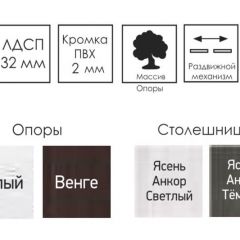 Стол раскладной Ялта (опоры массив резной) в Сургуте - surgut.mebel24.online | фото 8