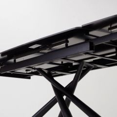 Стол RIVOLI 140 MATT BLACK MARBLE SOLID CERAMIC / BLACK, ®DISAUR в Сургуте - surgut.mebel24.online | фото 5