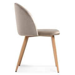 Стул на металлокаркасе Aldo beige / wood в Сургуте - surgut.mebel24.online | фото 3