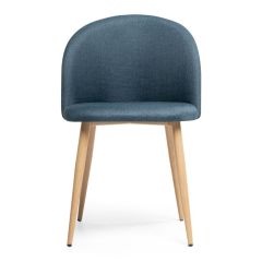 Стул на металлокаркасе Aldo blue / wood в Сургуте - surgut.mebel24.online | фото 2