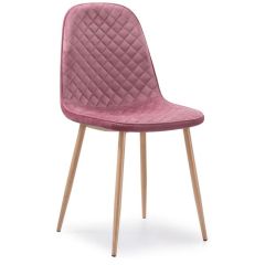 Стул на металлокаркасе Capri pink / wood в Сургуте - surgut.mebel24.online | фото