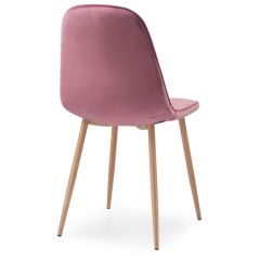 Стул на металлокаркасе Capri pink / wood в Сургуте - surgut.mebel24.online | фото 4