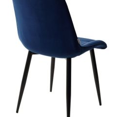 Стул CHIC BLUVEL-86 NAVY BLUE / черный каркас М-City в Сургуте - surgut.mebel24.online | фото 3