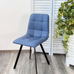Стул CHILLI-Q SQUARE Oracul 795 Синий, экокожа PU / черный каркас, М-City в Сургуте - surgut.mebel24.online | фото 6