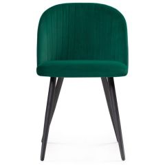 Стул на металлокаркасе Gabi 1 dark green / black в Сургуте - surgut.mebel24.online | фото 2