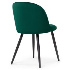 Стул на металлокаркасе Gabi 1 dark green / black в Сургуте - surgut.mebel24.online | фото 4