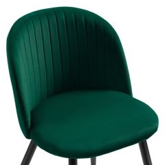 Стул на металлокаркасе Gabi 1 dark green / black в Сургуте - surgut.mebel24.online | фото 5