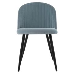 Стул на металлокаркасе Gabi 1 light blue / black в Сургуте - surgut.mebel24.online | фото 3