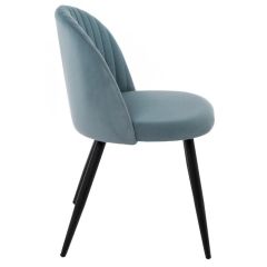 Стул на металлокаркасе Gabi 1 light blue / black в Сургуте - surgut.mebel24.online | фото 4