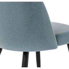 Стул на металлокаркасе Gabi 1 light blue / black в Сургуте - surgut.mebel24.online | фото 8