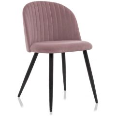 Стул на металлокаркасе Gabi 1 light purple / black в Сургуте - surgut.mebel24.online | фото 1