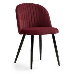 Стул на металлокаркасе Gabi 1 wine red / black в Сургуте - surgut.mebel24.online | фото