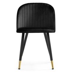 Стул на металлокаркасе Gabi black / black / gold в Сургуте - surgut.mebel24.online | фото 2