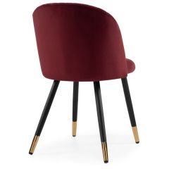 Стул на металлокаркасе Gabi wine red / black в Сургуте - surgut.mebel24.online | фото 4