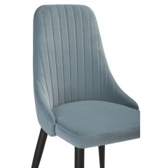 Стул на металлокаркасе Kora light blue / black в Сургуте - surgut.mebel24.online | фото 5