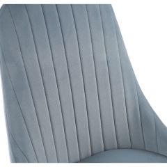 Стул на металлокаркасе Kora light blue / black в Сургуте - surgut.mebel24.online | фото 8