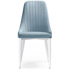 Стул на металлокаркасе Kora light blue / white в Сургуте - surgut.mebel24.online | фото 2