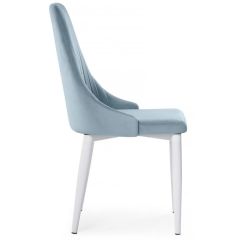 Стул на металлокаркасе Kora light blue / white в Сургуте - surgut.mebel24.online | фото 3