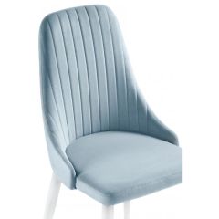 Стул на металлокаркасе Kora light blue / white в Сургуте - surgut.mebel24.online | фото 5